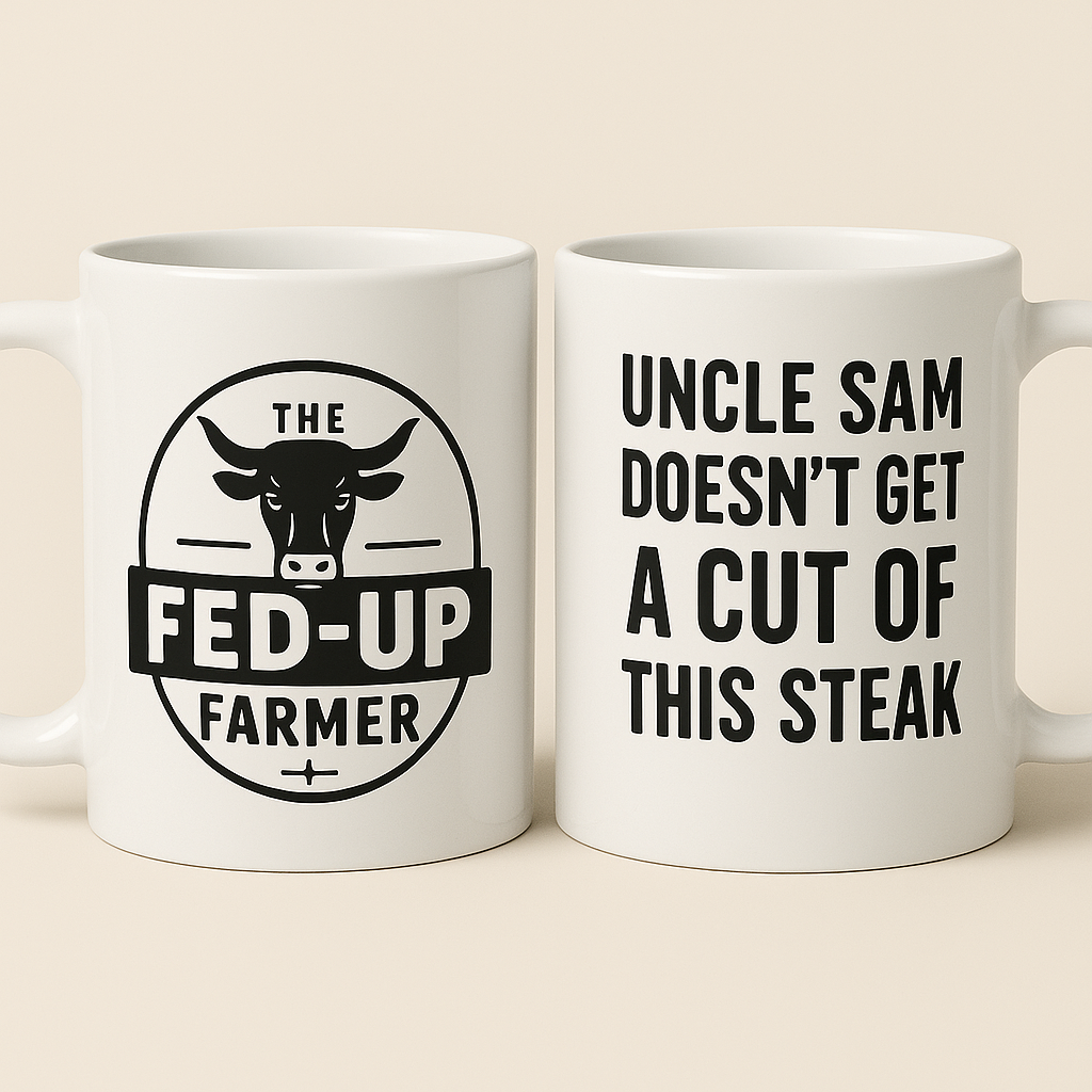 Fed Up Farmer Mugs
